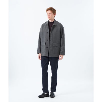 マッキントッシュ フィロソフィー MACKINTOSH PHILOSOPHY リバーシブルカーコート 高密度リバークロス （グレー）｜詳細画像