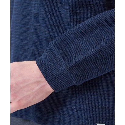 マッキントッシュ フィロソフィー MACKINTOSH PHILOSOPHY メランジワッフル クルーネックポケT （チャコールグレー）｜詳細画像