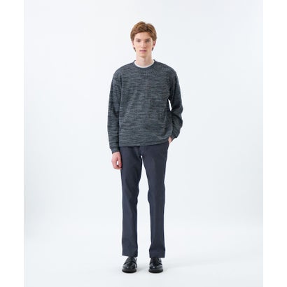 マッキントッシュ フィロソフィー MACKINTOSH PHILOSOPHY メランジワッフル クルーネックポケT （ネイビー）｜詳細画像