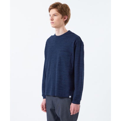 マッキントッシュ フィロソフィー MACKINTOSH PHILOSOPHY メランジワッフル クルーネックポケT （ホワイト）｜詳細画像