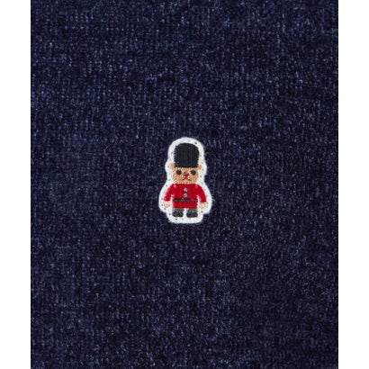 BUCKINGHAM BEAR モールニット クルーネックプルオーバー （ネイビー）｜詳細画像