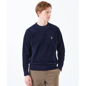 BUCKINGHAM BEAR モールニット クルーネックプルオーバー （ネイビー）