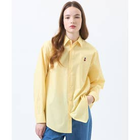【WEB&一部店舗限定】バッキンガムベア ワッペンレギュラーカラーシャツ （イエロー）
