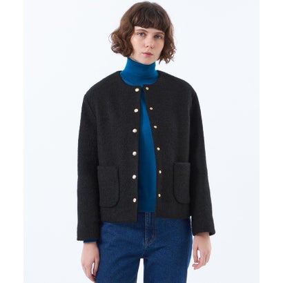 マッキントッシュ フィロソフィー MACKINTOSH PHILOSOPHY 【WEB&一部店舗限定】ウールパイルショートコート （ブラック）｜詳細画像