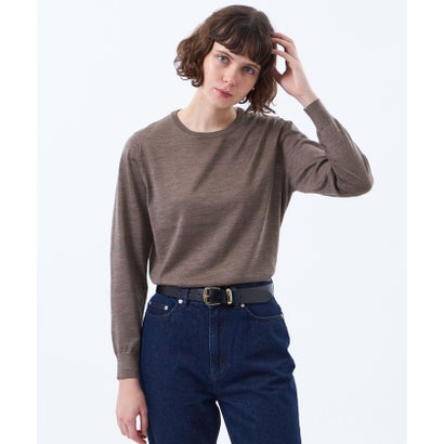 マッキントッシュ フィロソフィー MACKINTOSH PHILOSOPHY 【WEB&一部店舗限定】CASHWOOL ハイゲージクルーネックニット （キャメル）｜詳細画像