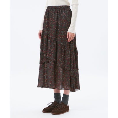 マッキントッシュ フィロソフィー MACKINTOSH PHILOSOPHY 【LEE11月号/蛯原友里さん着用】SnowBlueGarden レイヤードフリルスカート （ネイビー）｜詳細画像