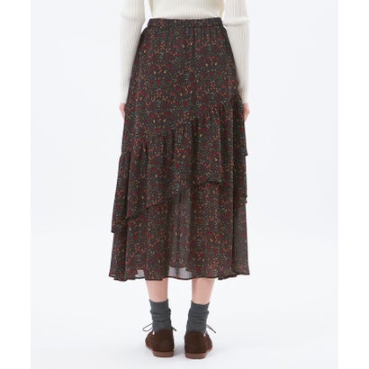 マッキントッシュ フィロソフィー MACKINTOSH PHILOSOPHY 【LEE11月号/蛯原友里さん着用】SnowBlueGarden レイヤードフリルスカート （ネイビー）｜詳細画像