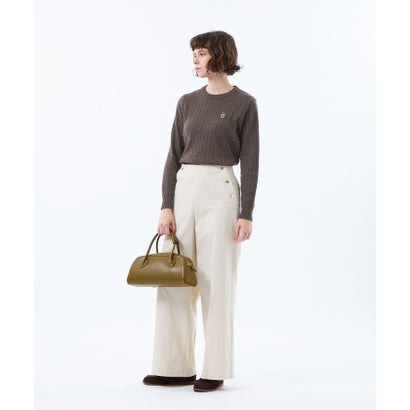 マッキントッシュ フィロソフィー MACKINTOSH PHILOSOPHY 【WEB&一部店舗限定】バッキンガムベア ケーブルニット （ホワイト）｜詳細画像