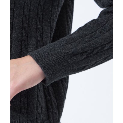 マッキントッシュ フィロソフィー MACKINTOSH PHILOSOPHY 【WEB&一部店舗限定】バッキンガムベア ケーブルニット （チャコールグレー）｜詳細画像