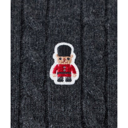 マッキントッシュ フィロソフィー MACKINTOSH PHILOSOPHY 【WEB&一部店舗限定】バッキンガムベア ケーブルニット （チャコールグレー）｜詳細画像