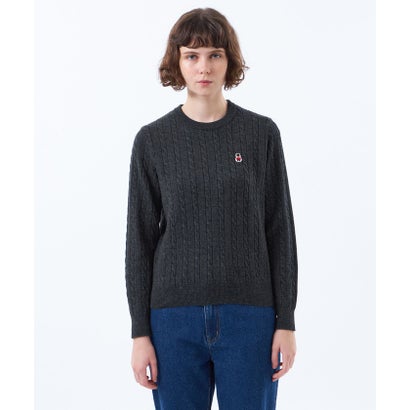 マッキントッシュ フィロソフィー MACKINTOSH PHILOSOPHY 【WEB&一部店舗限定】バッキンガムベア ケーブルニット （チャコールグレー）｜詳細画像