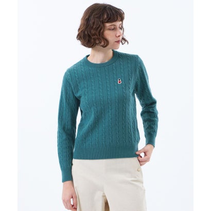 マッキントッシュ フィロソフィー MACKINTOSH PHILOSOPHY 【WEB&一部店舗限定】バッキンガムベア ケーブルニット （ブルー）｜詳細画像