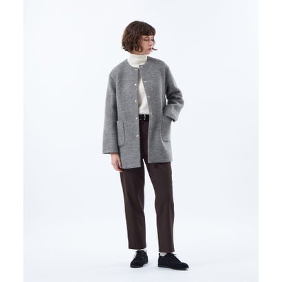 マッキントッシュ フィロソフィー MACKINTOSH PHILOSOPHY 【WEB&一部店舗限定】ウールパイルミドルコート （ベージュ）｜詳細画像
