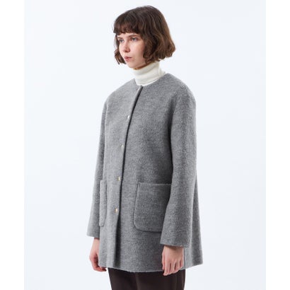 マッキントッシュ フィロソフィー MACKINTOSH PHILOSOPHY 【WEB&一部店舗限定】ウールパイルミドルコート （ブラック）｜詳細画像