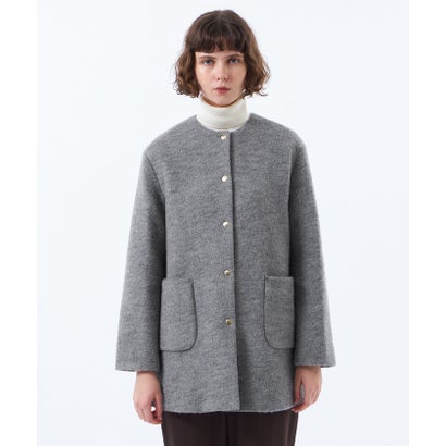 マッキントッシュ フィロソフィー MACKINTOSH PHILOSOPHY 【WEB&一部店舗限定】ウールパイルミドルコート （ネイビー）｜詳細画像