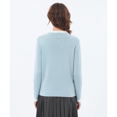 マッキントッシュ フィロソフィー MACKINTOSH PHILOSOPHY 【Cleric Collar Knit(クレリックカラーニット)】グリッターニット （ブラック）｜詳細画像