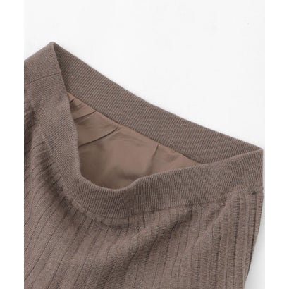 マッキントッシュ フィロソフィー MACKINTOSH PHILOSOPHY 【WEB&一部店舗限定】プリーツラインニットスカート （キャメル）｜詳細画像