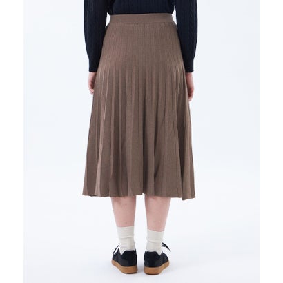 マッキントッシュ フィロソフィー MACKINTOSH PHILOSOPHY 【WEB&一部店舗限定】プリーツラインニットスカート （チャコールグレー）｜詳細画像