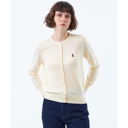 マッキントッシュ フィロソフィー MACKINTOSH PHILOSOPHY 【WEB&一部店舗限定】バッキンガムベア ワッペンニットカーディガン （オフホワイト）｜詳細画像