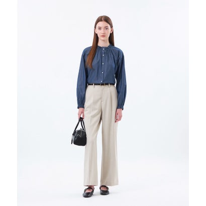 マッキントッシュ フィロソフィー MACKINTOSH PHILOSOPHY 【LEE11月号/蛯原友里さん着用】フリルカラーブラウス （ホワイト）｜詳細画像