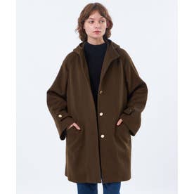 【LEE11月号/蛯原友里さん着用】【WELBURY HOOD(ウェルベリーフード)】ウールメルトン （ブラウン）