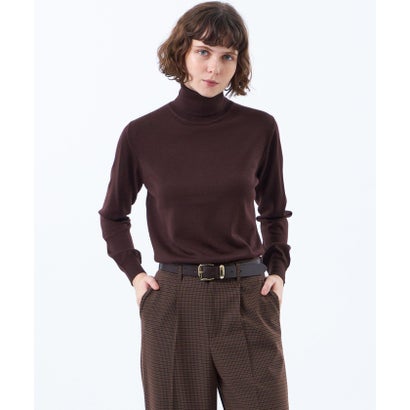 マッキントッシュ フィロソフィー MACKINTOSH PHILOSOPHY 【WEB&一部店舗限定】エクストラファインウールタートルニット （ブラウン）｜詳細画像