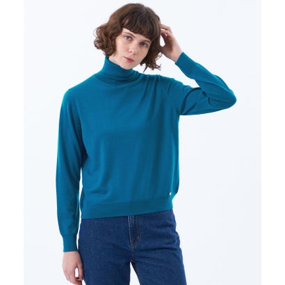 マッキントッシュ フィロソフィー MACKINTOSH PHILOSOPHY 【WEB&一部店舗限定】エクストラファインウールタートルニット （ブルー）｜詳細画像