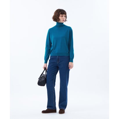 マッキントッシュ フィロソフィー MACKINTOSH PHILOSOPHY 【WEB&一部店舗限定】エクストラファインウールタートルニット （ブルー）｜詳細画像