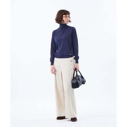 マッキントッシュ フィロソフィー MACKINTOSH PHILOSOPHY 【WEB&一部店舗限定】エクストラファインウールタートルニット （ネイビー）｜詳細画像