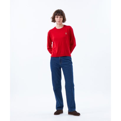 マッキントッシュ フィロソフィー MACKINTOSH PHILOSOPHY 【WEB&一部店舗限定】バッキンガムベア ワッペンクルーネックニット （キャメル）｜詳細画像