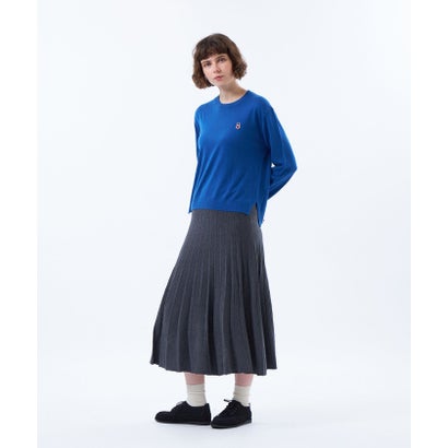 マッキントッシュ フィロソフィー MACKINTOSH PHILOSOPHY 【WEB&一部店舗限定】バッキンガムベア ワッペンクルーネックニット （キャメル）｜詳細画像