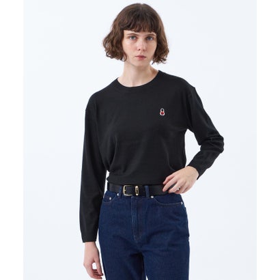 マッキントッシュ フィロソフィー MACKINTOSH PHILOSOPHY 【WEB&一部店舗限定】バッキンガムベア ワッペンクルーネックニット （ブラック）｜詳細画像