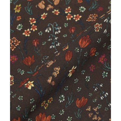 マッキントッシュ フィロソフィー MACKINTOSH PHILOSOPHY SnowBlueGarden ラッフルブラウス （ブラウン）｜詳細画像