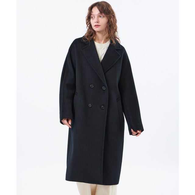 【WEB&一部店舗限定】【HORSLEY(ホースリー)】カシミヤダブルクロス製 （ブラック）