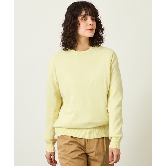 GREY LABEL エッセンシャル ウールカシミヤニット （イエロー）