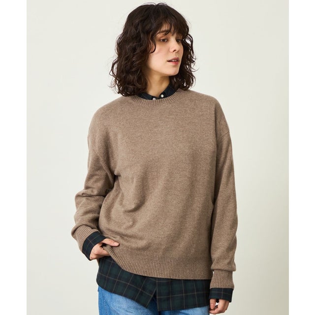 GREY LABEL エッセンシャル ウールカシミヤニット （ベージュ）