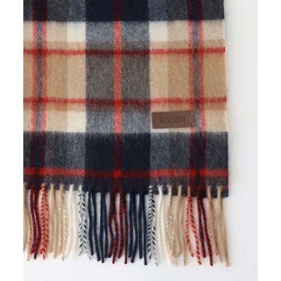 マッキントッシュ フィロソフィー MACKINTOSH PHILOSOPHY 【LEE11月号/蛯原友里さん着用】カシミヤハウスチェックマフラー （グレージュ）｜詳細画像