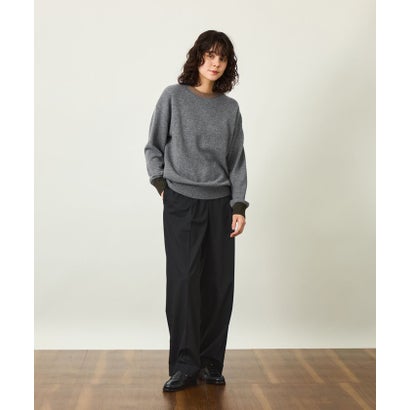 GREY LABEL ウールカシミヤバイカラーニット （ネイビー）｜詳細画像