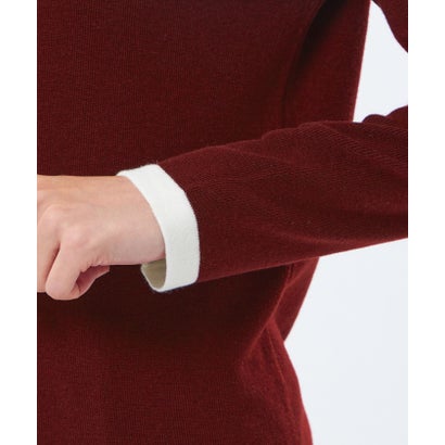 【Cleric Collar Knit(クレリックカラーニット)】 （レッド）｜詳細画像