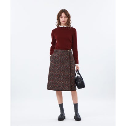 【Cleric Collar Knit(クレリックカラーニット)】 （ネイビー）｜詳細画像
