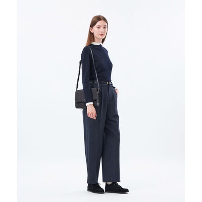 【Cleric Collar Knit(クレリックカラーニット)】 （ネイビー）｜詳細画像