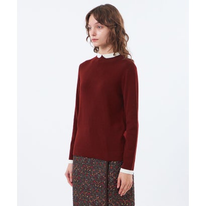 【Cleric Collar Knit(クレリックカラーニット)】 （ネイビー）｜詳細画像
