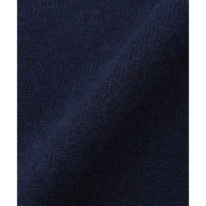 GREY LABEL ウールカシミヤ ポロニット （ネイビー）｜詳細画像