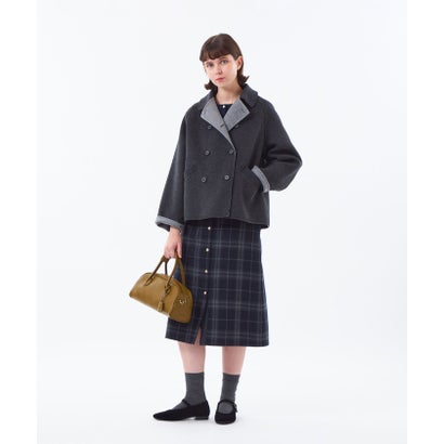 マッキントッシュ フィロソフィー MACKINTOSH PHILOSOPHY 【WEB&一部店舗限定】ウールリバーショートコート （ネイビー）｜詳細画像