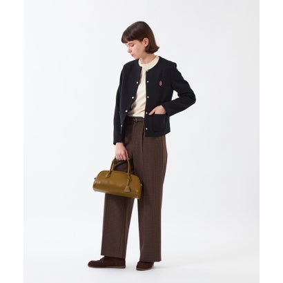 マッキントッシュ フィロソフィー MACKINTOSH PHILOSOPHY 【WEB&一部店舗限定】バッキンガムベア ノーカラーダンボールジャケット （ネイビー）｜詳細画像