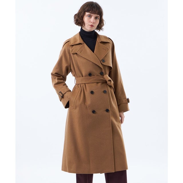 【WEB&一部店舗限定】【WELBURY TRENCH(ウェルベリートレンチ)】ウールカシミヤショートビーバー製 （ベージュ）