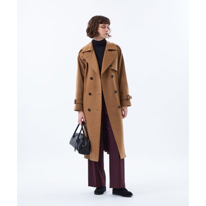マッキントッシュ フィロソフィー MACKINTOSH PHILOSOPHY 【WEB&一部店舗限定】【WELBURY TRENCH(ウェルベリートレンチ)】ウールカシミヤショートビーバー製 （ブラック）｜詳細画像