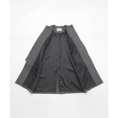マッキントッシュ フィロソフィー MACKINTOSH PHILOSOPHY 【WEB&一部店舗限定】リバービーバーノーカラーコート （グレー）｜詳細画像