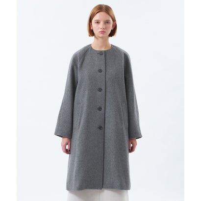 マッキントッシュ フィロソフィー MACKINTOSH PHILOSOPHY 【WEB&一部店舗限定】リバービーバーノーカラーコート （ブラウン）｜詳細画像
