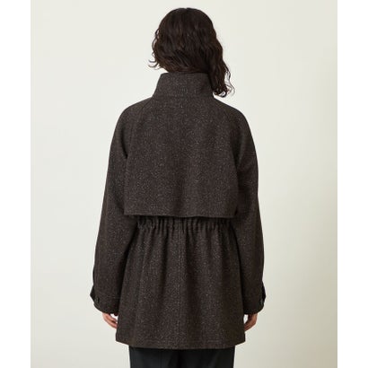 GREY LABEL シルクネップツイードショートコート （ブラウン）｜詳細画像